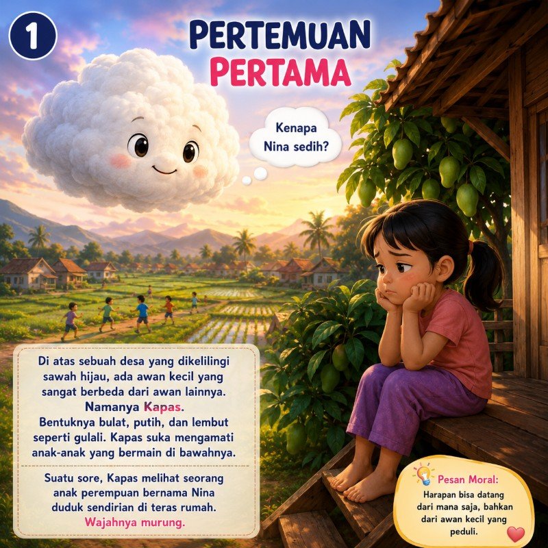 Awan Kapas Pembawa Harapan